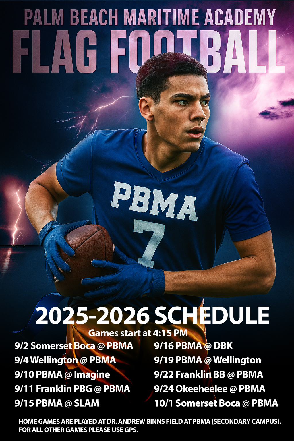 Flag Football Poster